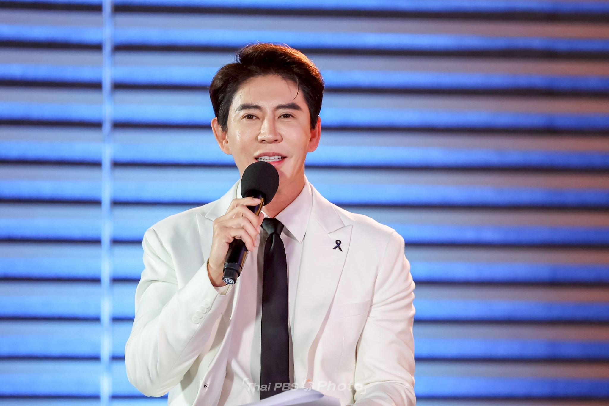 ภาพบรรยากาศการแถลงข่าวความร่วมมือการรายงานผลคะแนนการเลือกตั้ง 69