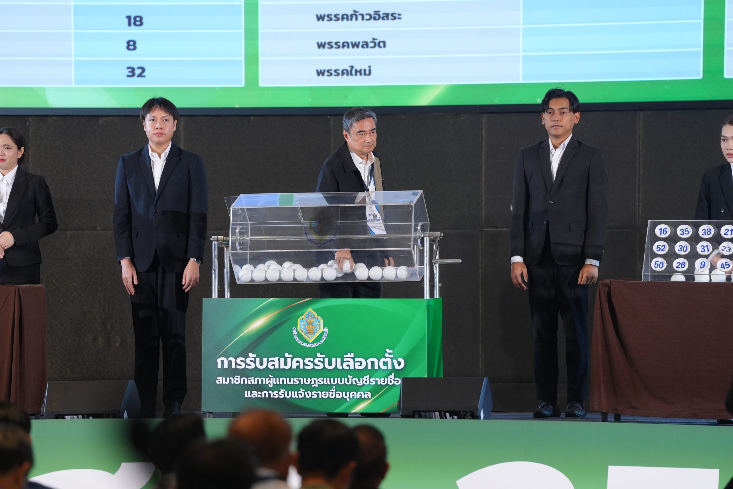 ภาพบรรยากาศการรับสมัคร สส. บัญชีรายชื่อ และจับสลากเบอร์พรรค เลือกตั้ง 69