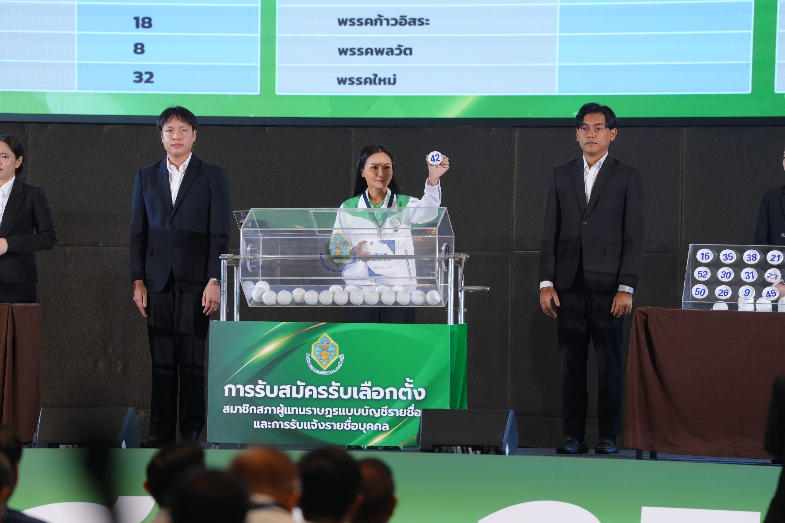 ภาพบรรยากาศการรับสมัคร สส. บัญชีรายชื่อ และจับสลากเบอร์พรรค เลือกตั้ง 69