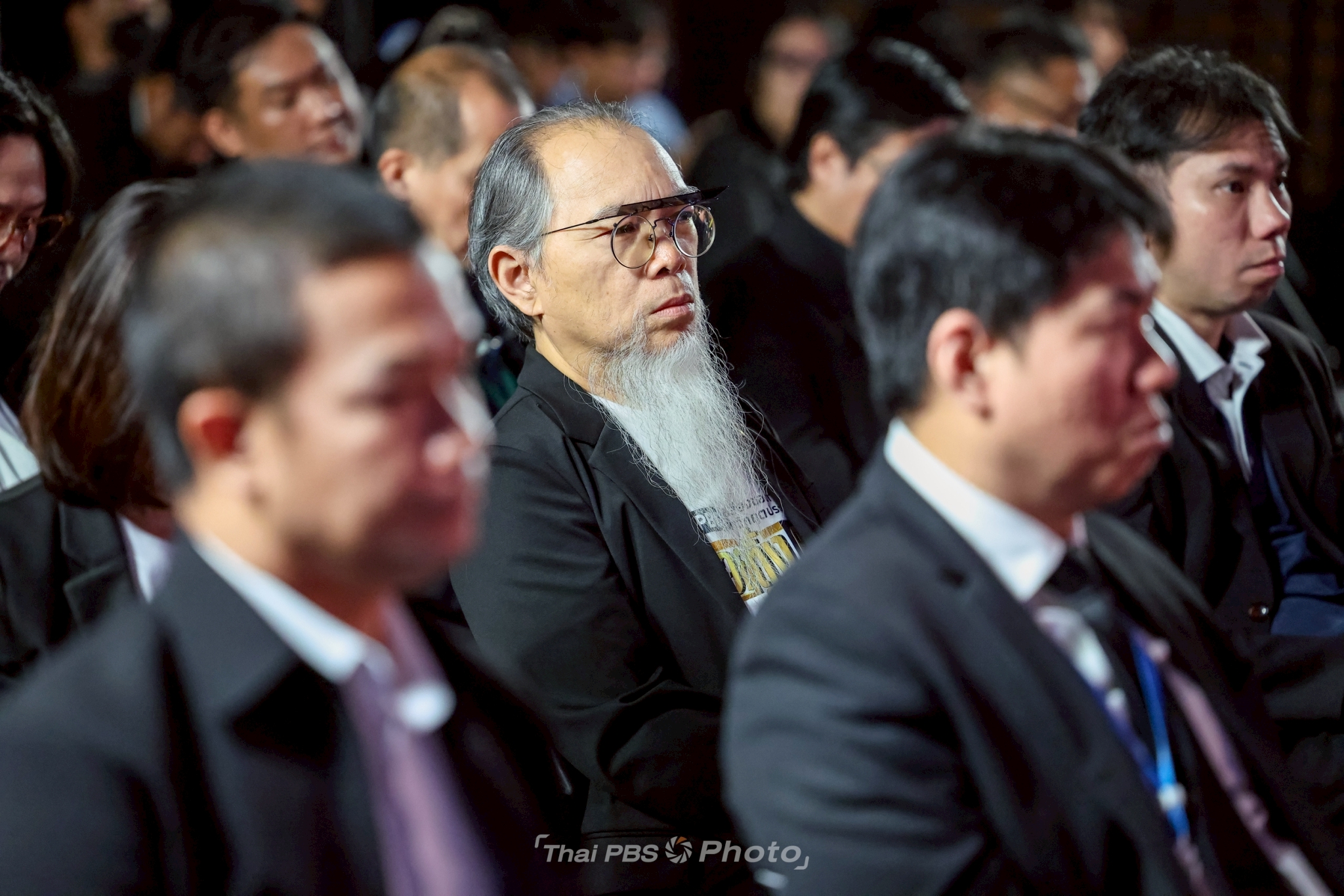 ภาพบรรยากาศการแถลงข่าวความร่วมมือการรายงานผลคะแนนการเลือกตั้ง 69