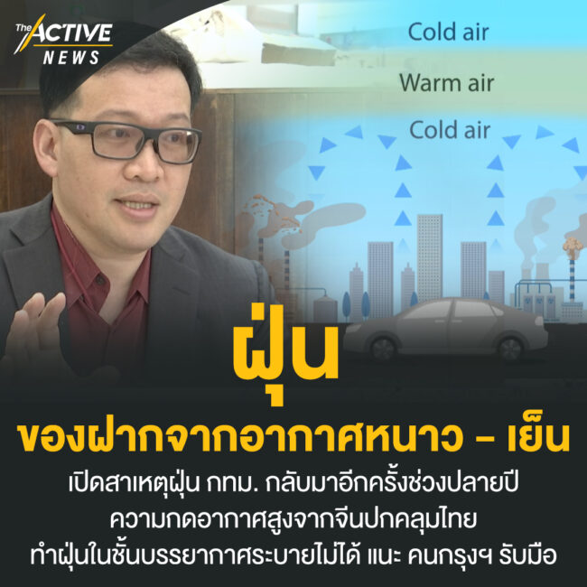 ฝุ่น ของฝากจากอากาศหนาว - เย็น