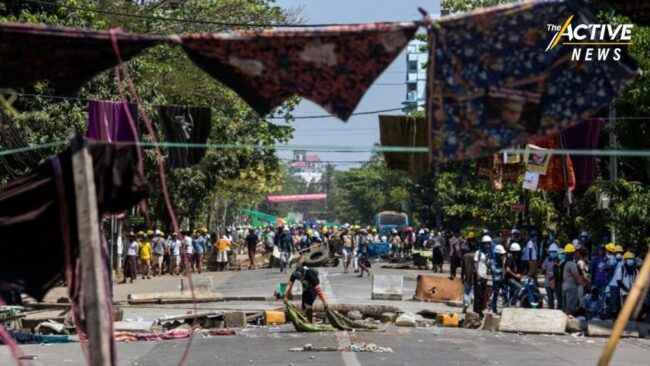 ผู้ประท้วงเมียนมา จัดกิจกรรม “ผ้าถุงปฏิวัติ” ต้านรัฐประหาร เนื่องในวันสตรีสากล