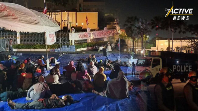 คุมม็อบจะนะเข้าสโมสรตำรวจ 'พีมูฟ' แถลงประณามสลายชาวบ้าน ส่องไฟใส่สื่อ