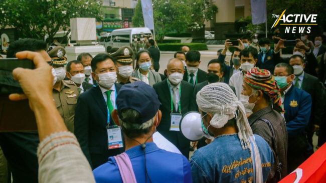 สกน. บุก ยื่น 7 ข้อเรียกร้อง รมว.วราวุธ จี้ นำคุยเวทีเอเปคป่าไม้