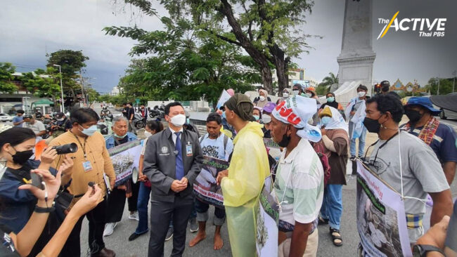 'ประมงพื้นบ้าน'ถูกตำรวจสกัดไม่ให้เข้าทำเนียบฯ