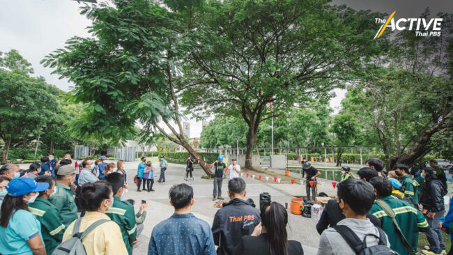 ยกขบวนรุกขกรวิชาชีพ เปิดห้องเรียนต้นไม้ ที่ไทยพีบีเอส