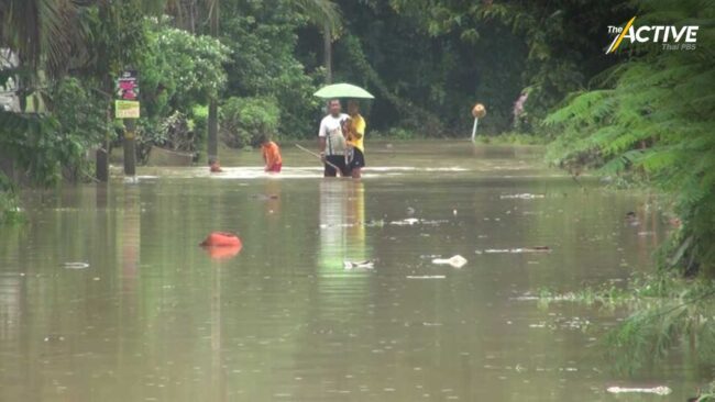 น้ำท่วม 5 จังหวัดใต้ เหตุฝนตกหนัก อุตุฯ คาดยังเสี่ยงถึง 12 ธ.ค.นี้