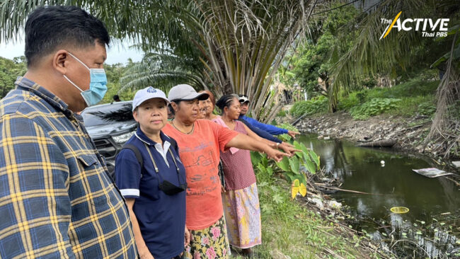 ปลัดฯ นำตรวจสอบแนวเขตเส้นทางระบายน้ำเกาะหลีเป๊ะ