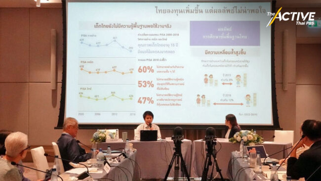 เครือข่ายการศึกษา ชี้ ไทยลงทุนมากแต่ผลลัพธ์น้อย