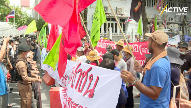 พีมูฟ ประกาศปักหลักประตู 5 ทำเนียบรัฐบาลอย่างไม่มีกำหนด