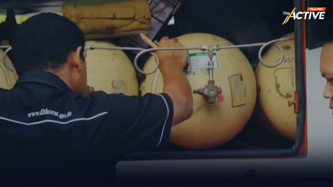 รถบัส 196 คัน ติดตั้งถังก๊าซ CNG ไม่ผ่านตรวจสภาพ เหลือรอคิวอีกนับหมื่น