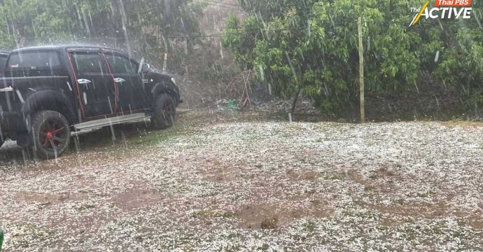 “พายุฤดูร้อน-ลูกเห็บ” ถล่มเชียงใหม่แล้ว เตือนซ้ำ 23-26 ก.พ. หลายภาคทั่วไทยเตรียมตัว