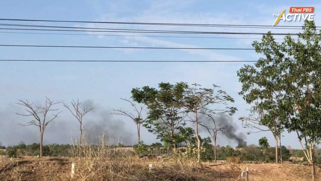 ชาวบ้านสังขะ จ.สุรินทร์ ร้องหยุดเผาขยะใกล้ชุมชน กลิ่นควันพลาสติกกระทบสุขภาพ 