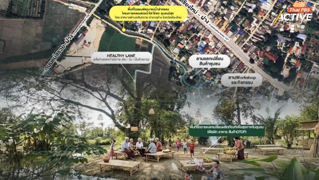 “ชื่นใจ Park” และ “Little Green Dots at CNX” คว้างบฯ ต่อยอด พื้นที่สุขภาวะ จากไอเดียของชุมชน