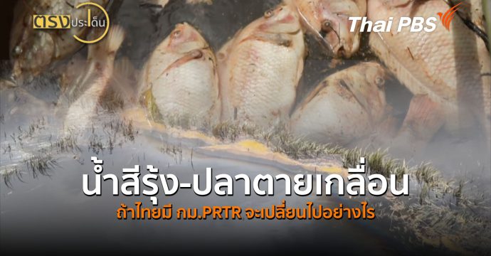 น้ำสีรุ้ง-ปลาตายเกลื่อน ถ้าไทยมี กม.PRTR จะเปลี่ยนไปอย่างไร (15 ต.ค.69) I ตรงประเด็น