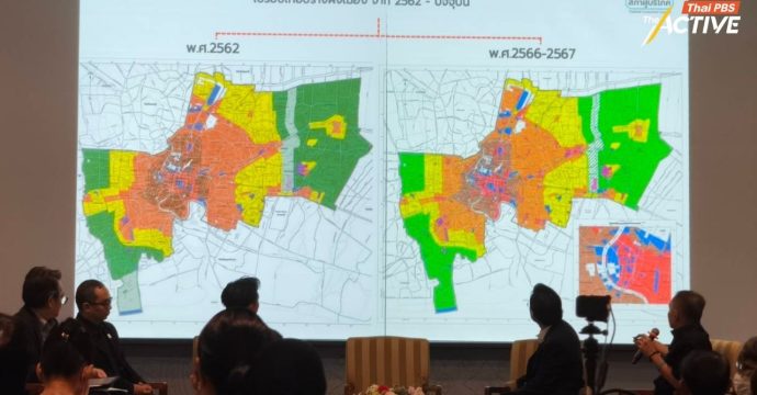 เรียกร้องยุติร่างผังเมืองรวม กทม.ฉบับปรับปรุงใหม่ หวั่นเมืองขยาย พื้นที่รับน้ำหาย ลิดรอนสิทธิชุมชน