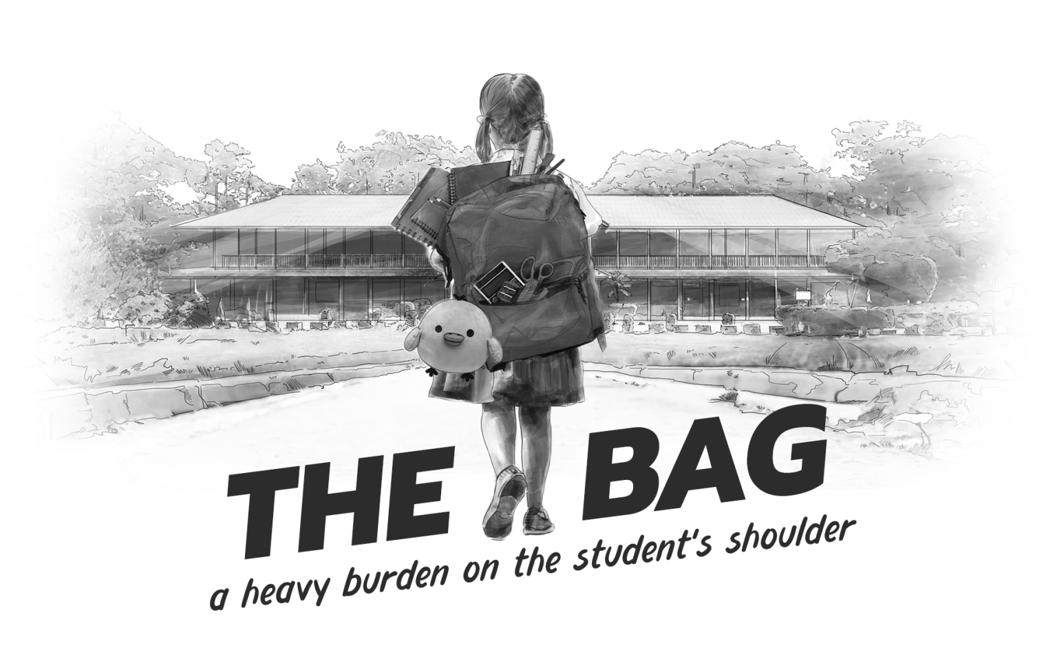 The Bag, a heavy burden on the student’s shoulder The Visual by Thai PBS