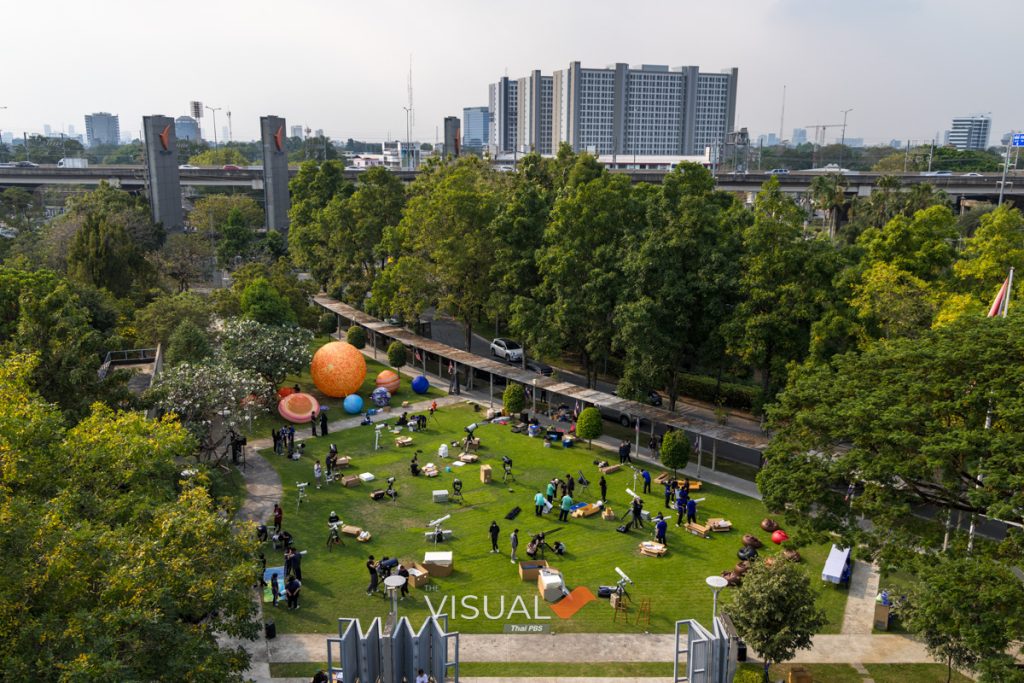 บรรยากาศงาน “Hora • Star • Paradox ส่องดาว เล่าดวง รหัสฟ้า...ชะตาคน” ที่ไทยพีบีเอส