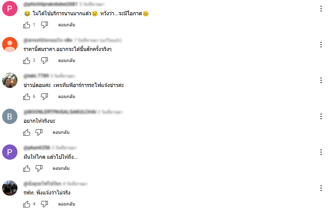 คอมเมนต์ยูทูบ 