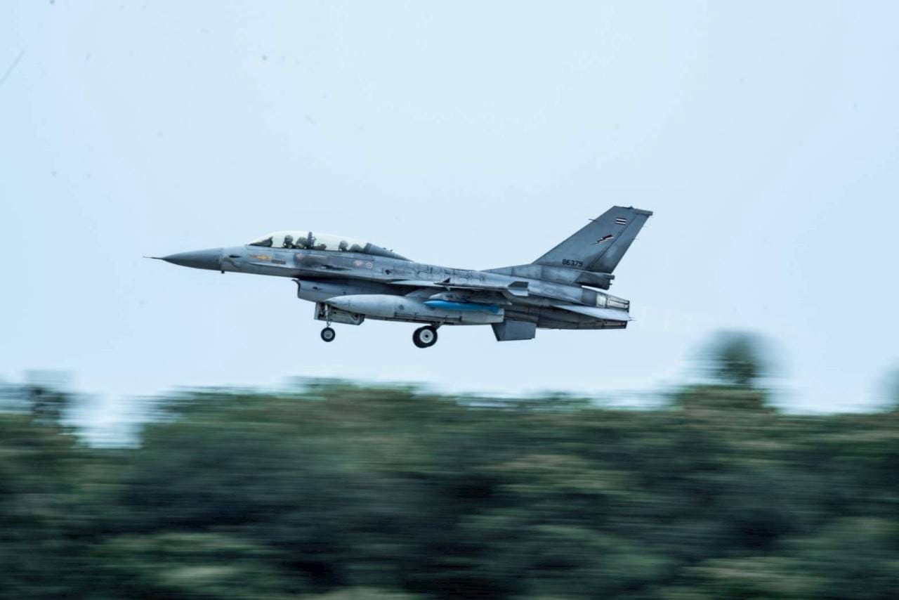 เครื่องบินF-16 กองทัพอากาศไทย 