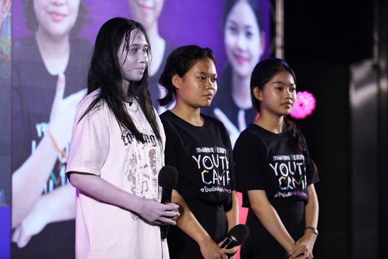ภาพบรรยากาศการนำเสนอผลงานของทีม MTN ทวีวัฒนา จากโรงเรียนมัธยมปุรณาวาส