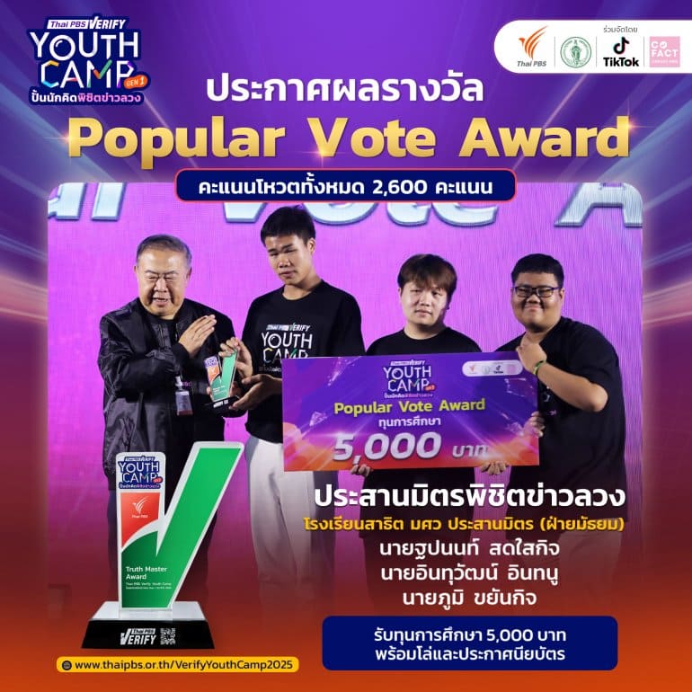 popular Vote Award 