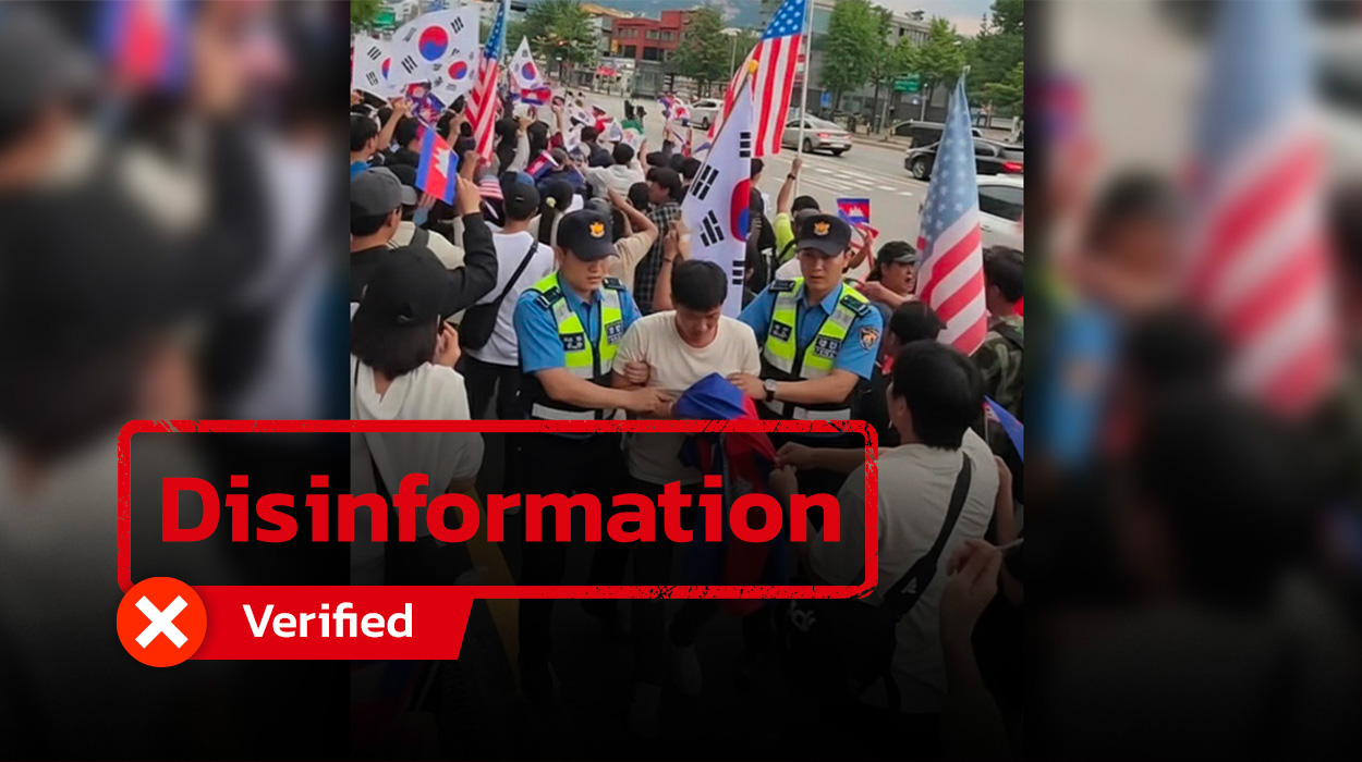 Verified: Facebook Post Claiming &#8216;South Korean Police Arrested Cambodian illegal Workers&#8217; Was Actually Created from an Old Video &#8211; AI