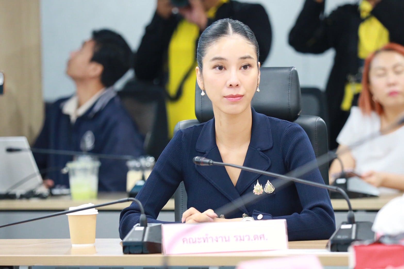 นางสาวสุชาดา ซาง แทนทรัพย์ เลขานุการรัฐมนตรีว่าการกระทรวงดิจิทัลเพื่อเศรษฐกิจและสังคม (ดีอี) และโฆษกกระทรวงดีอี