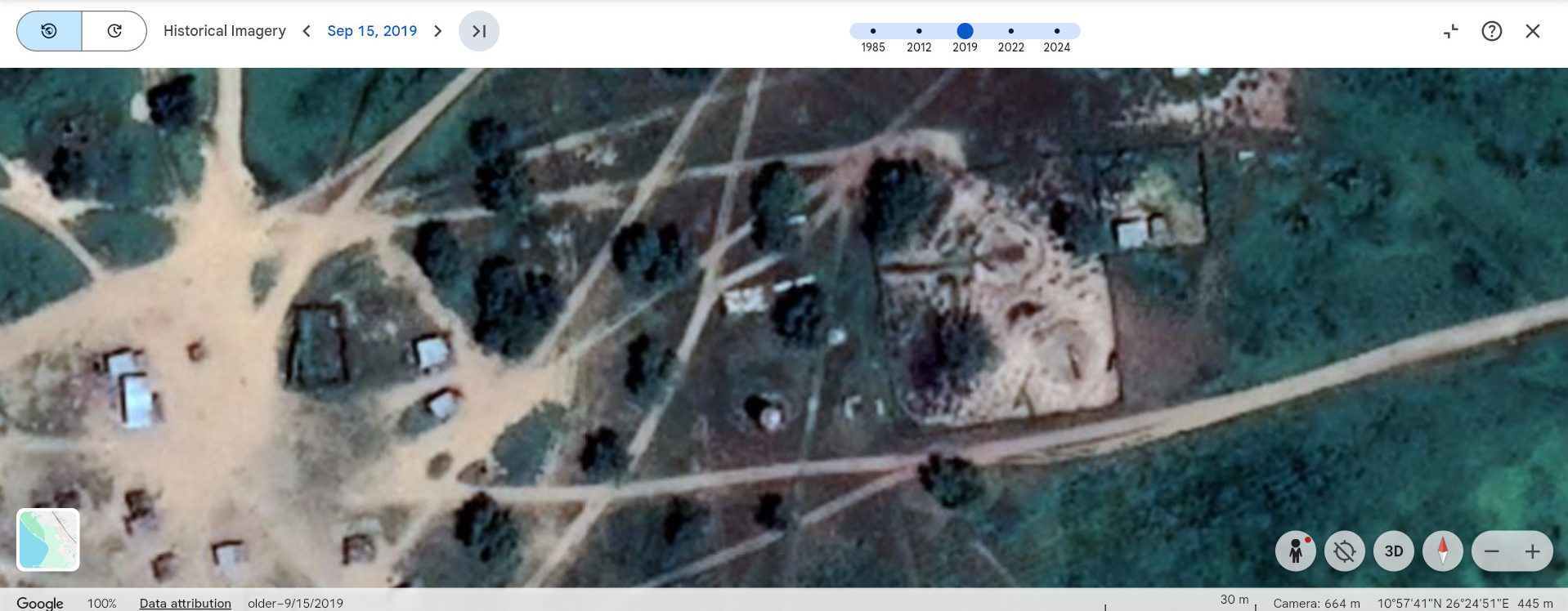 ภาพแผนที่ตามโพสต์ดังกล่าวในปี 2016