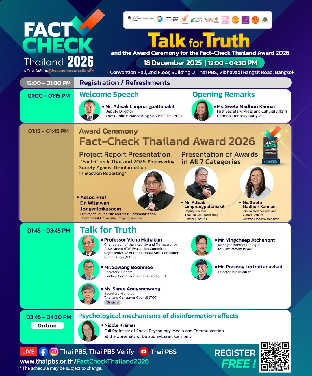 Fact-check Thailand 2026 