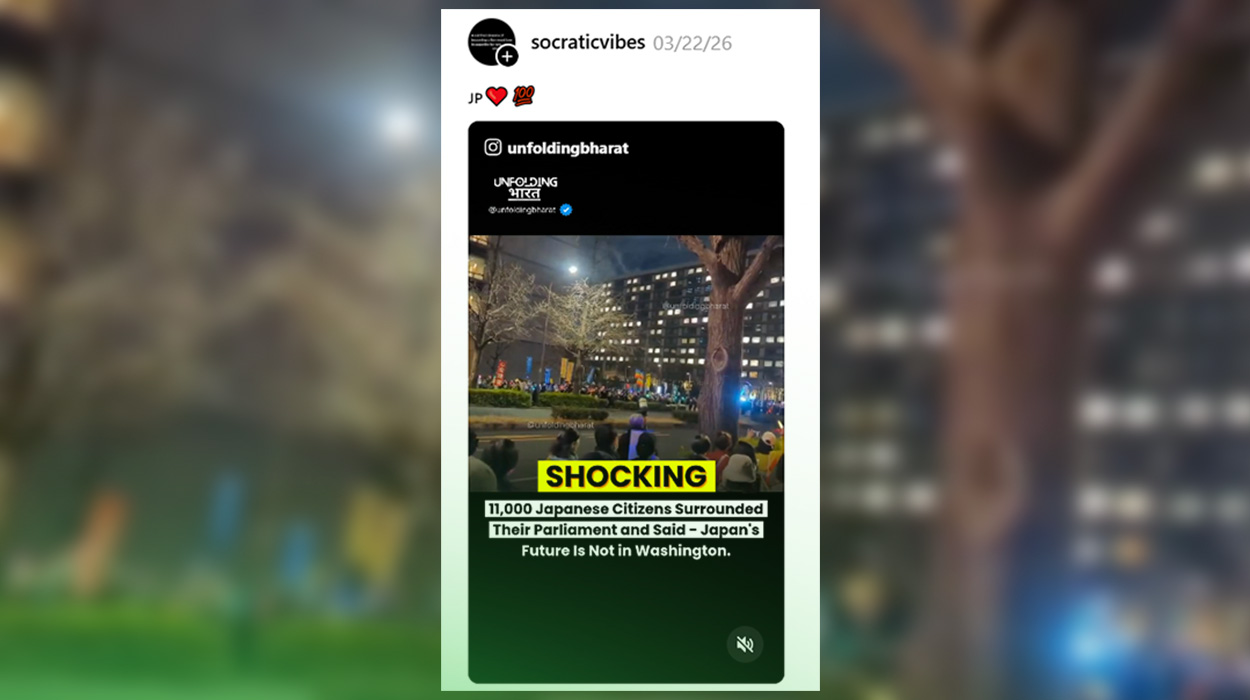 The report was shared by a Threads user named 'socraticvibes' and was published on March 22, 2026.