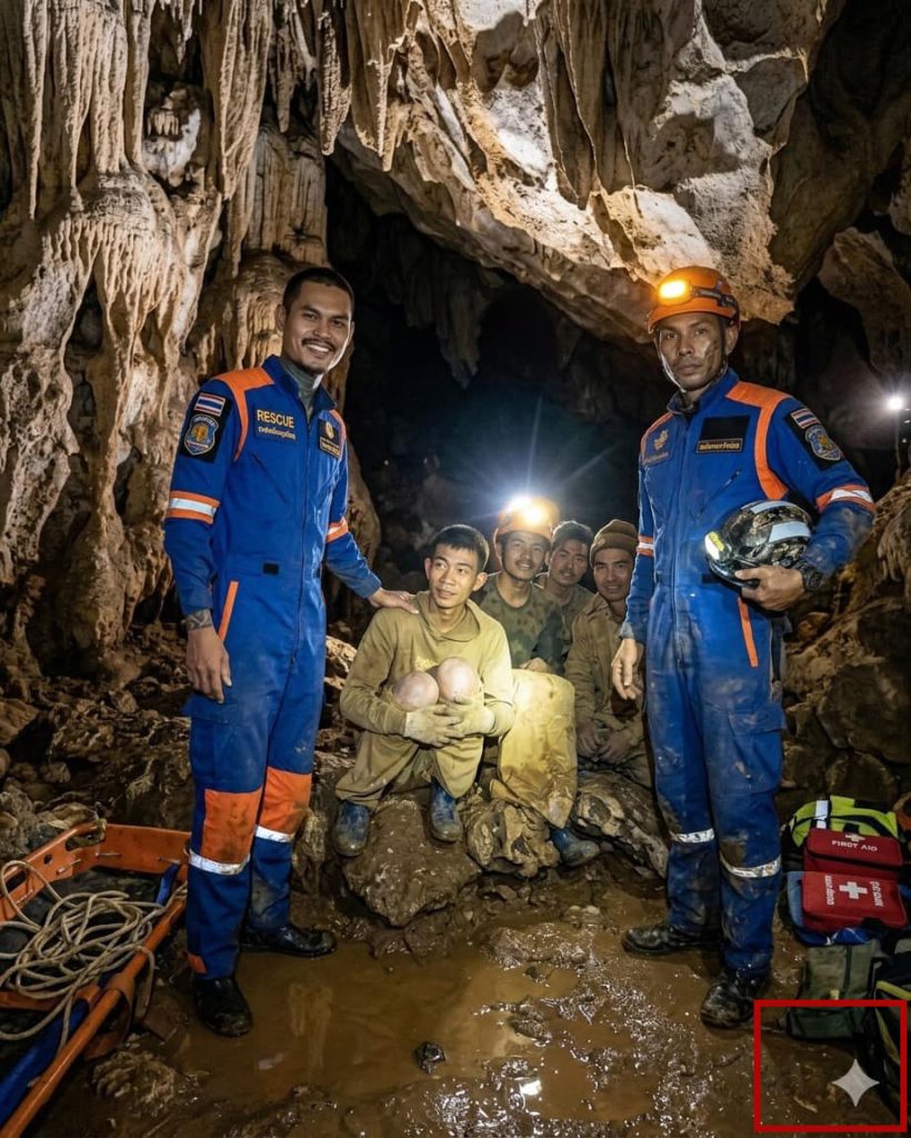 viral-photo-of-thai-rescuers-with-laos-cave-survivors-found-to-be-ai